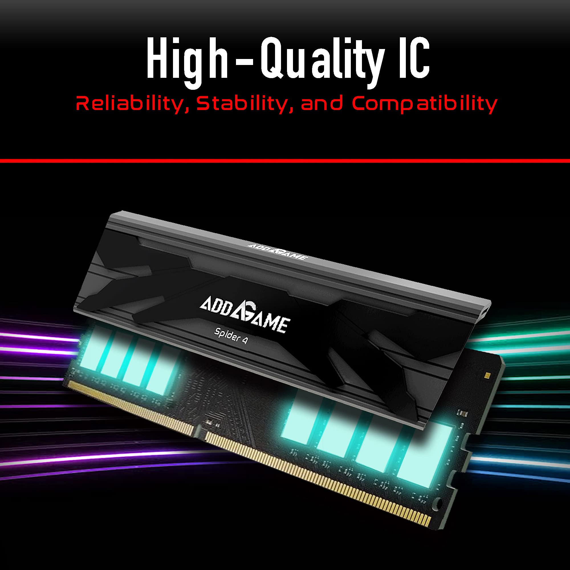 Amazon.com: addlink AddGame Spider 4 32GB (16GBx2) Gaming DDR4